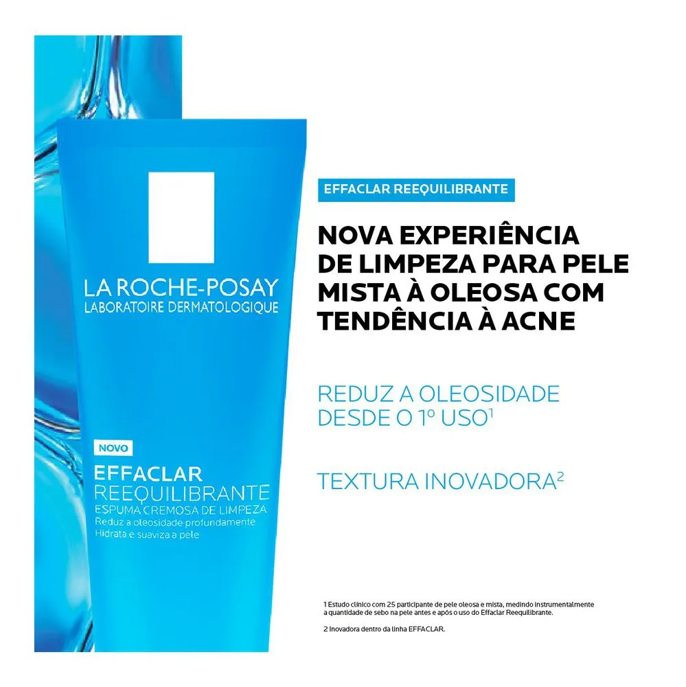 Espuma de Limpeza Facial La Roche-Posay Effaclar Reequilibrante 100g — foto 5