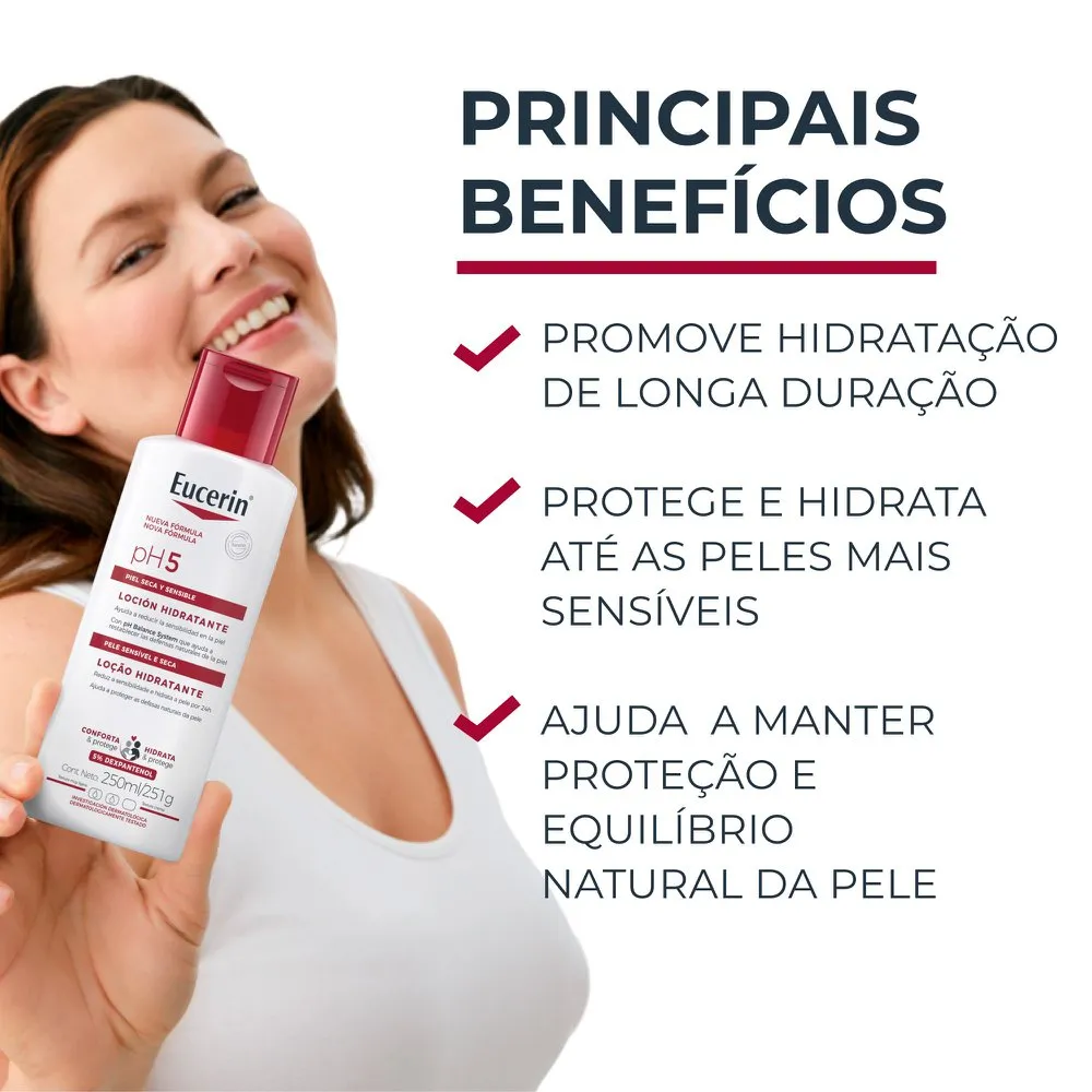Eucerin PH5 Loção Hidratante Corporal 250ml — foto 3