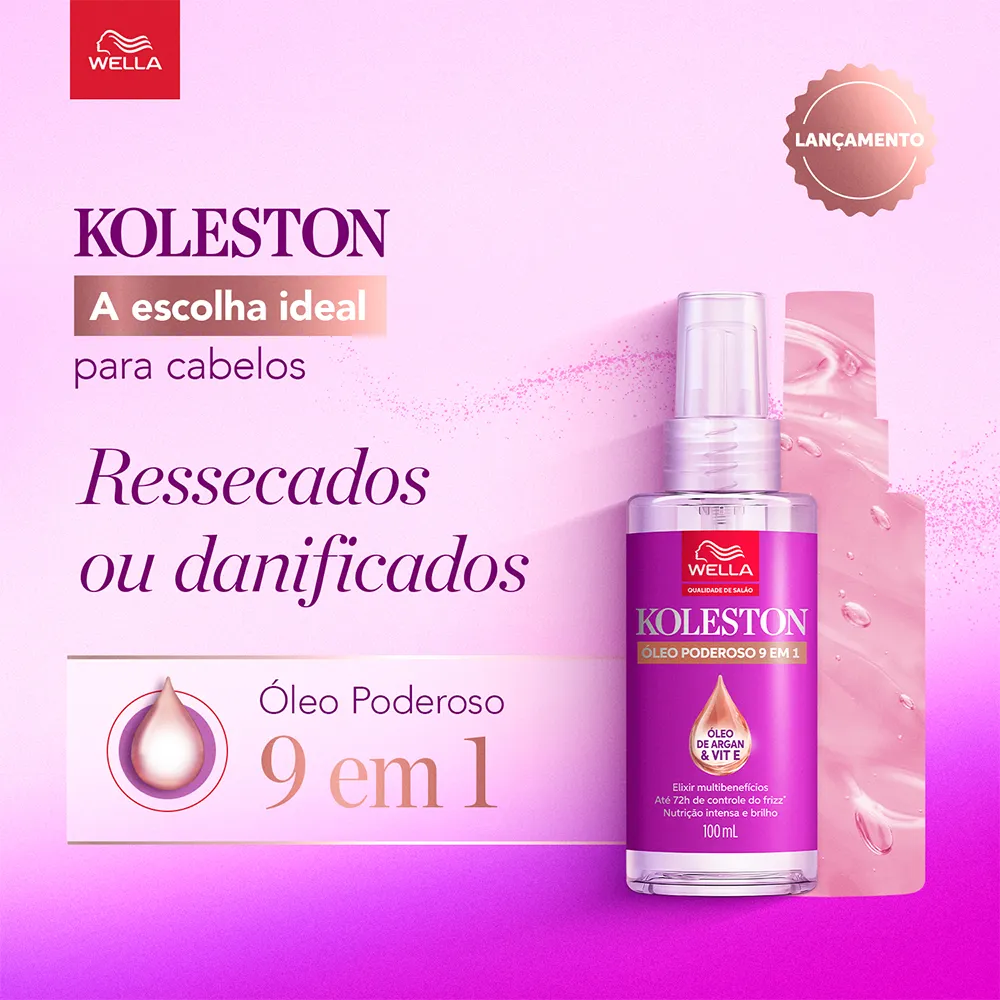 Finalizador Capilar Koleston Óleo Poderoso 9 Em 1 100ml — foto 2