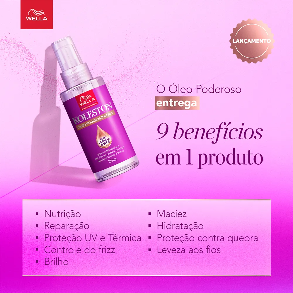 Finalizador Capilar Koleston Óleo Poderoso 9 Em 1 100ml — foto 3
