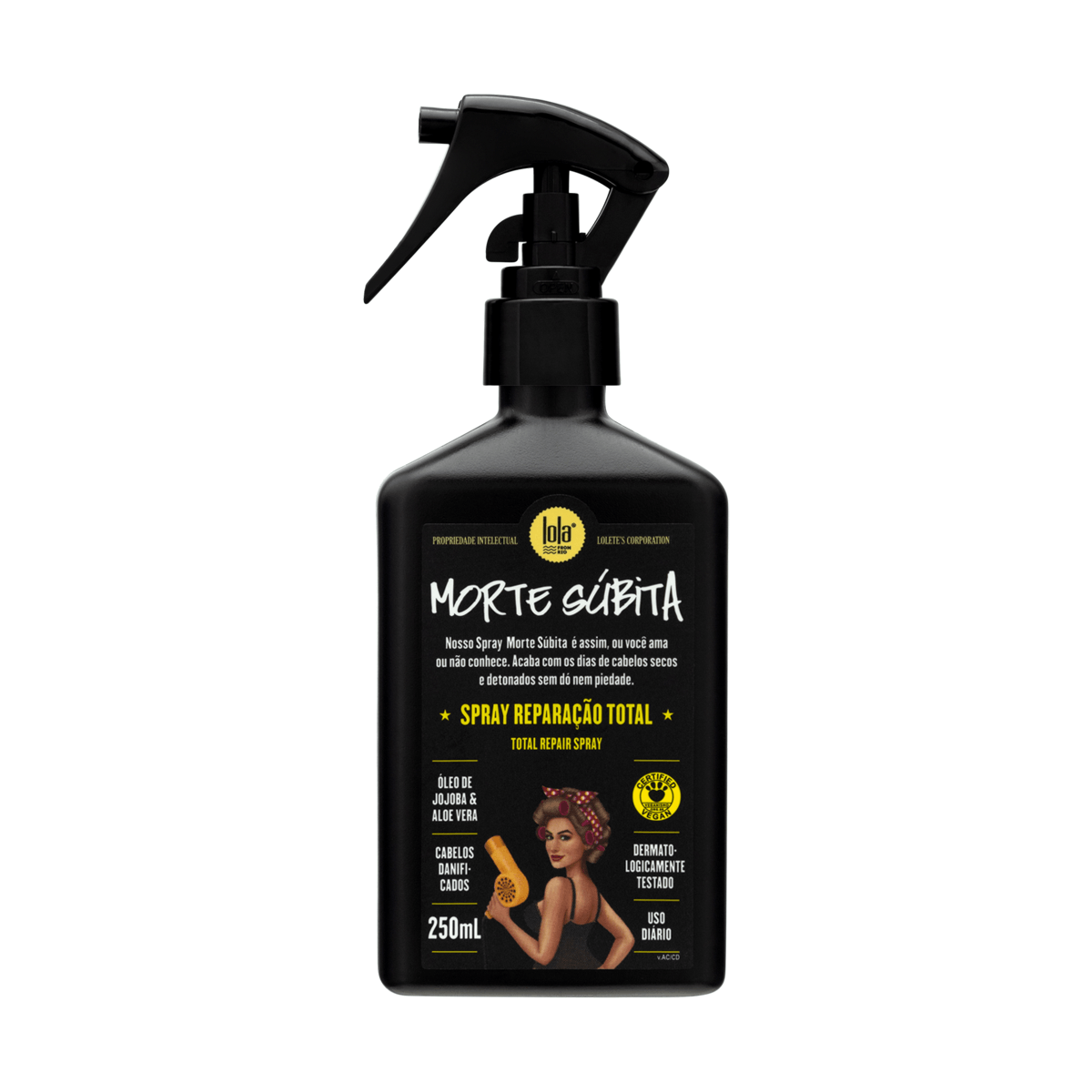 Finalizador Capilar Lola Morte Súbita Proteção Térmica Spray 250ml