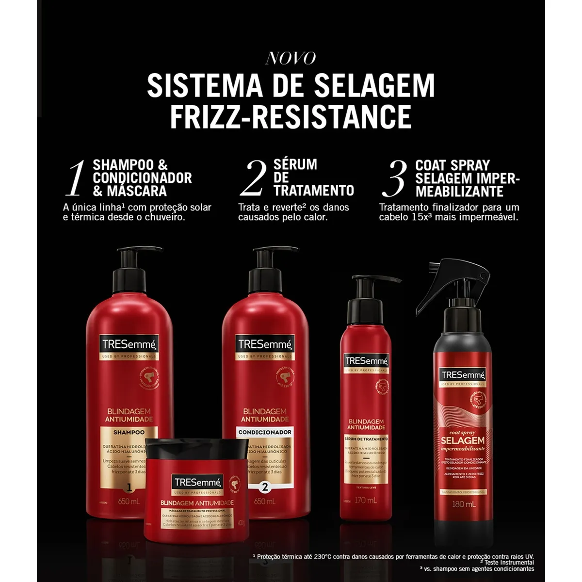 Finalizador Capilar TRESemmé Selagem Impermeabilizante Coat Spray 180ml — foto 7