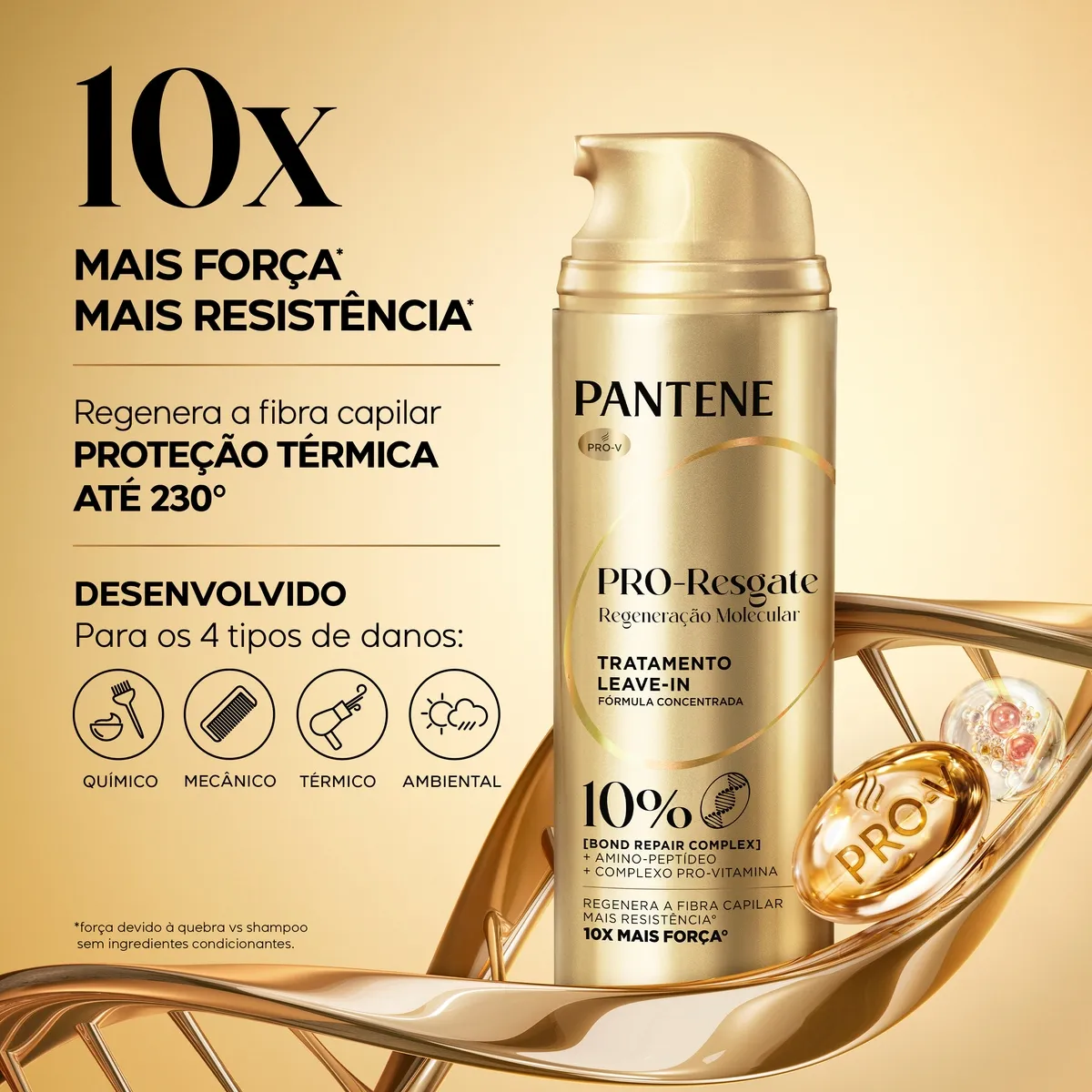 Finalizador Leave-In Pantene Regeneração Molecular Bond Repair 150ml — foto 2
