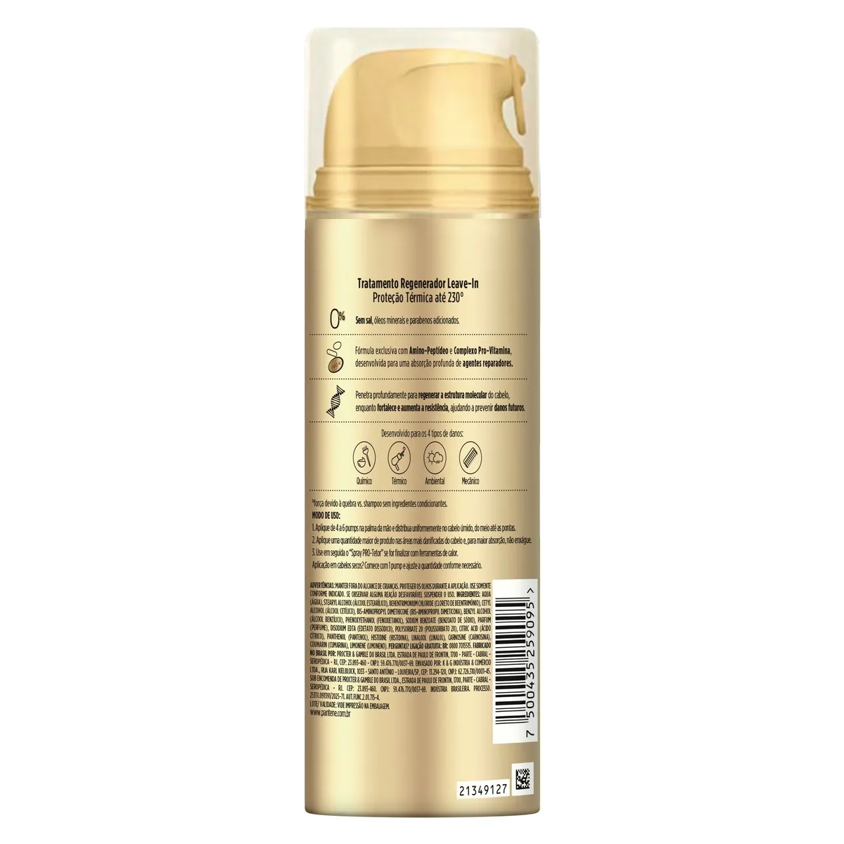 Finalizador Leave-In Pantene Regeneração Molecular Bond Repair 150ml — foto 12