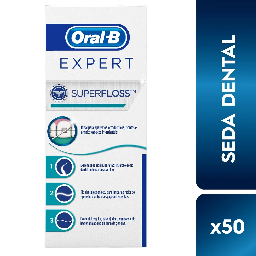 Fio Dental Oral-B Super Floss 50 Unidades — foto 9