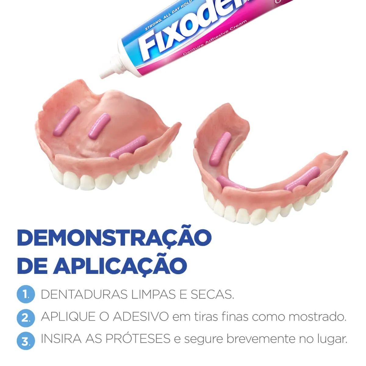 Fixador de Prótese Fixodent Complete Sabor Original Creme 21g — foto 3