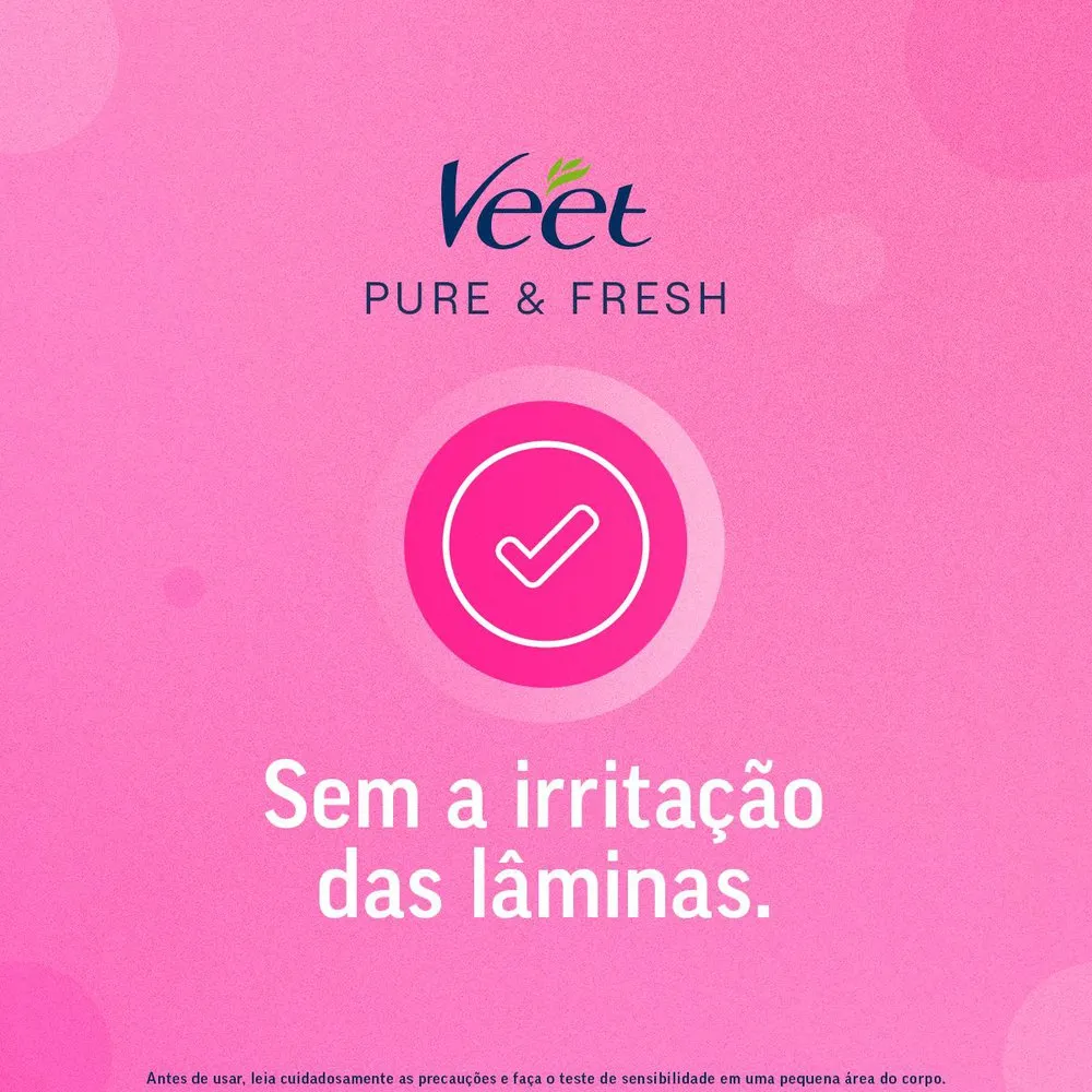 Folhas Depilatórias Veet Pure & Fresh Facial Pele Sensível 16 Unidades — foto 7