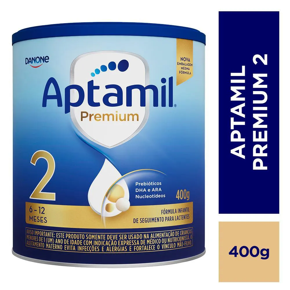 Fórmula Infantil Aptamil Premium 2 6 a 12 Meses 400g — foto 2