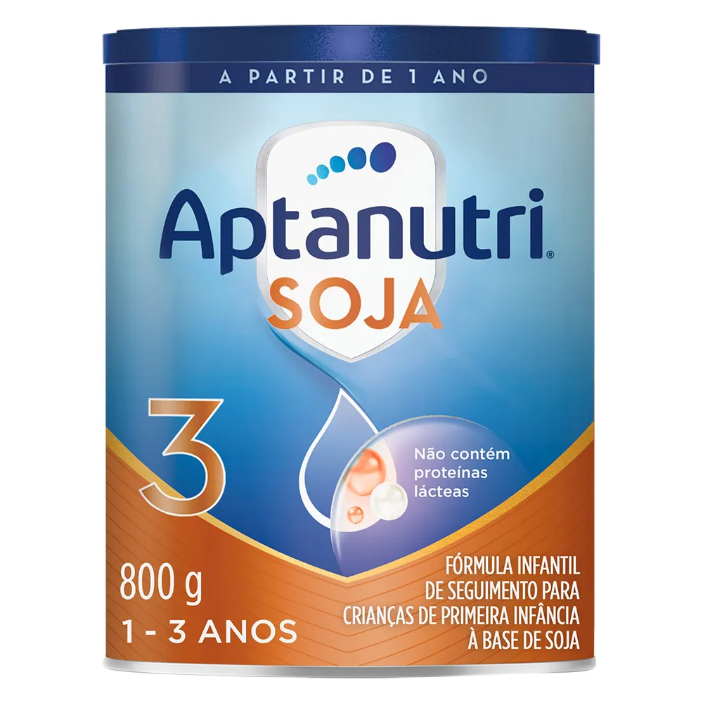 Fórmula Infantil Aptanutri Soja 3 Sem Lactose de 1 a 3 anos 800g