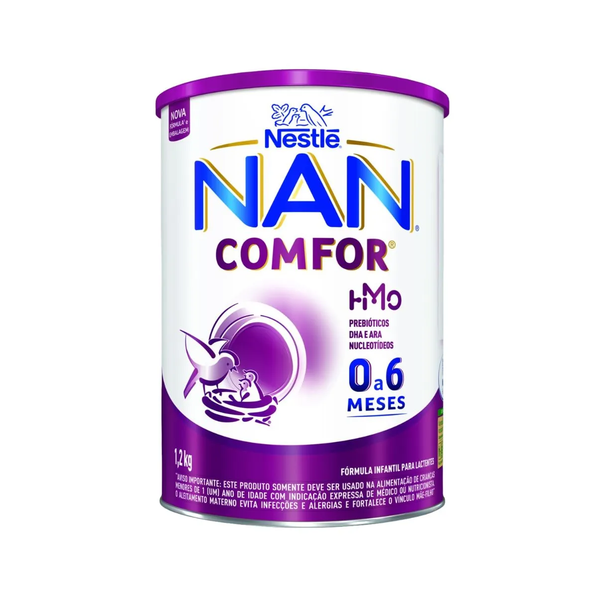 Fórmula Infantil Nan Comfor Para Lactentes De 0 A 6 Meses 1,2kg