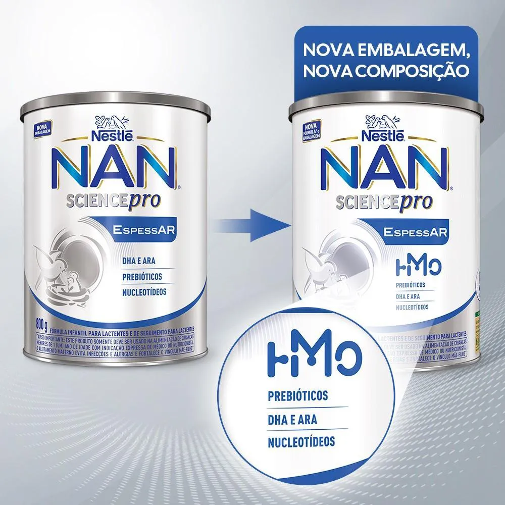 Fórmula Infantil NAN SCIENCE PRO EspessAR HMO 800g — foto 3