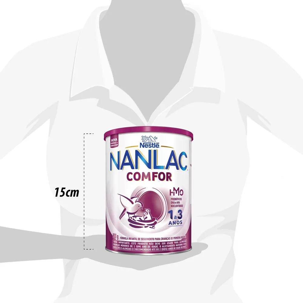 Fórmula Infantil Nanlac Comfor de 1 a 3 anos 800g — foto 4