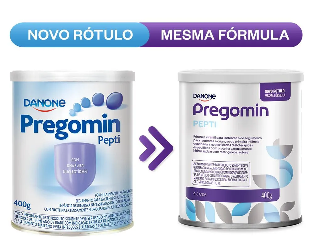 Fórmula Infantil Pregomin Pepti Hipoalergênica 400g — foto 2