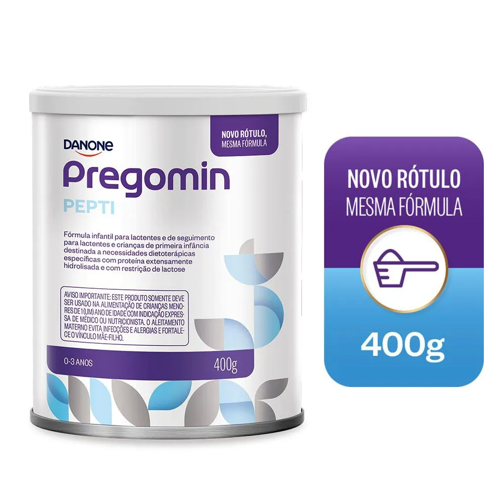 Fórmula Infantil Pregomin Pepti Hipoalergênica 400g — foto 3