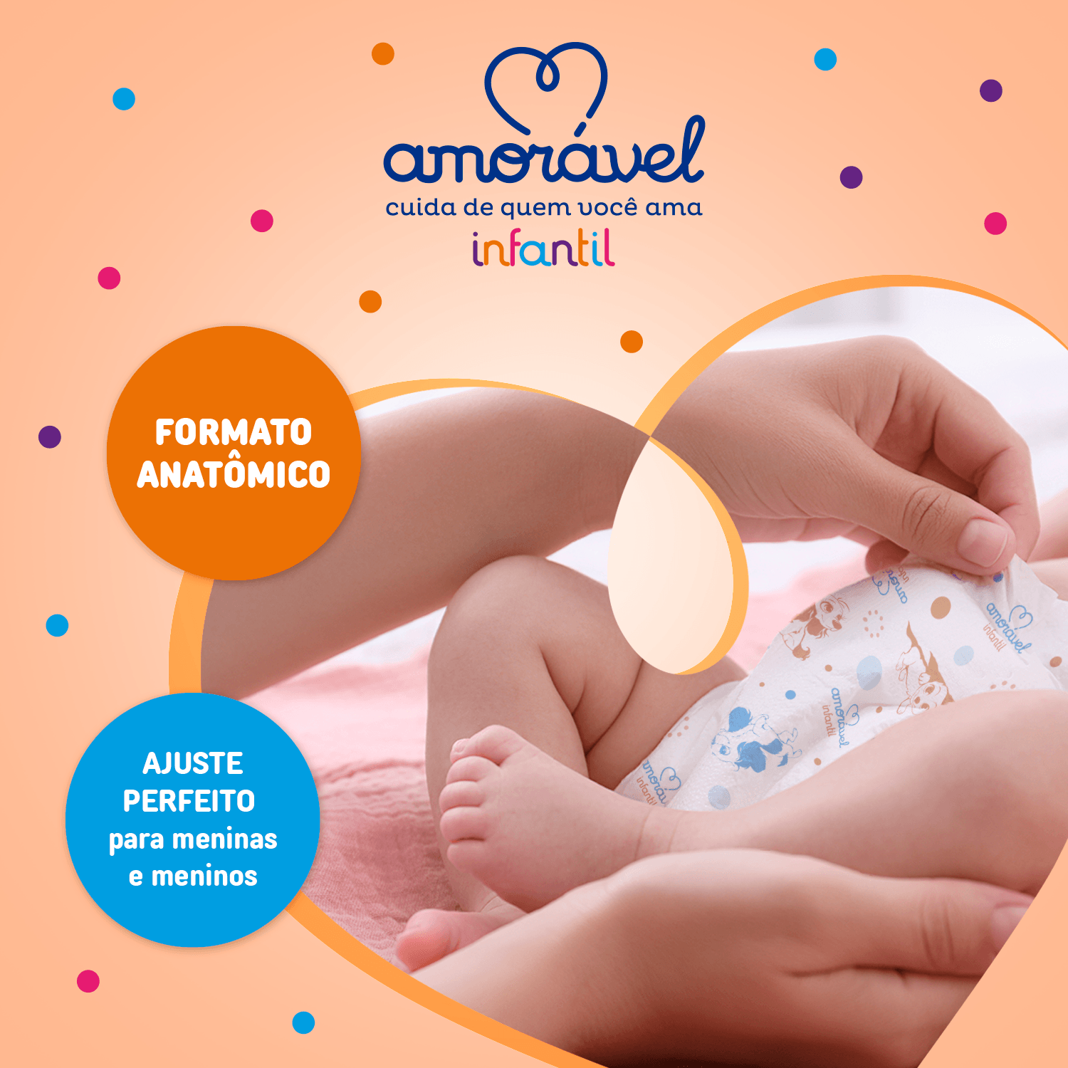 Fralda Amorável Basic Hiper Xxg 40 Unidades — foto 4
