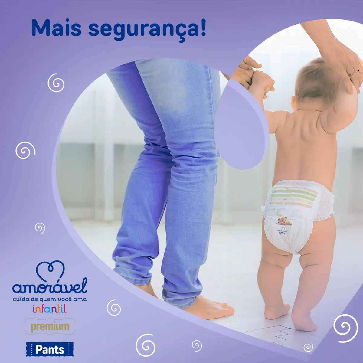 Fralda Amorável Pants M 68 Unidades — foto 6