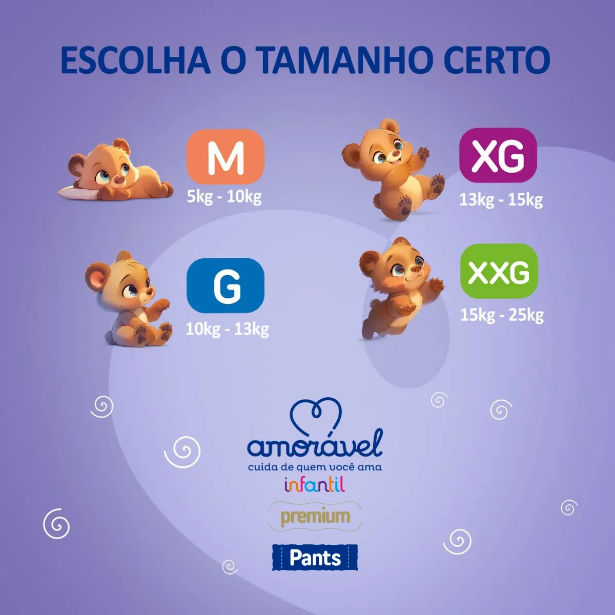 Fralda Amoravel Pants XXG 44 Unidades — foto 4