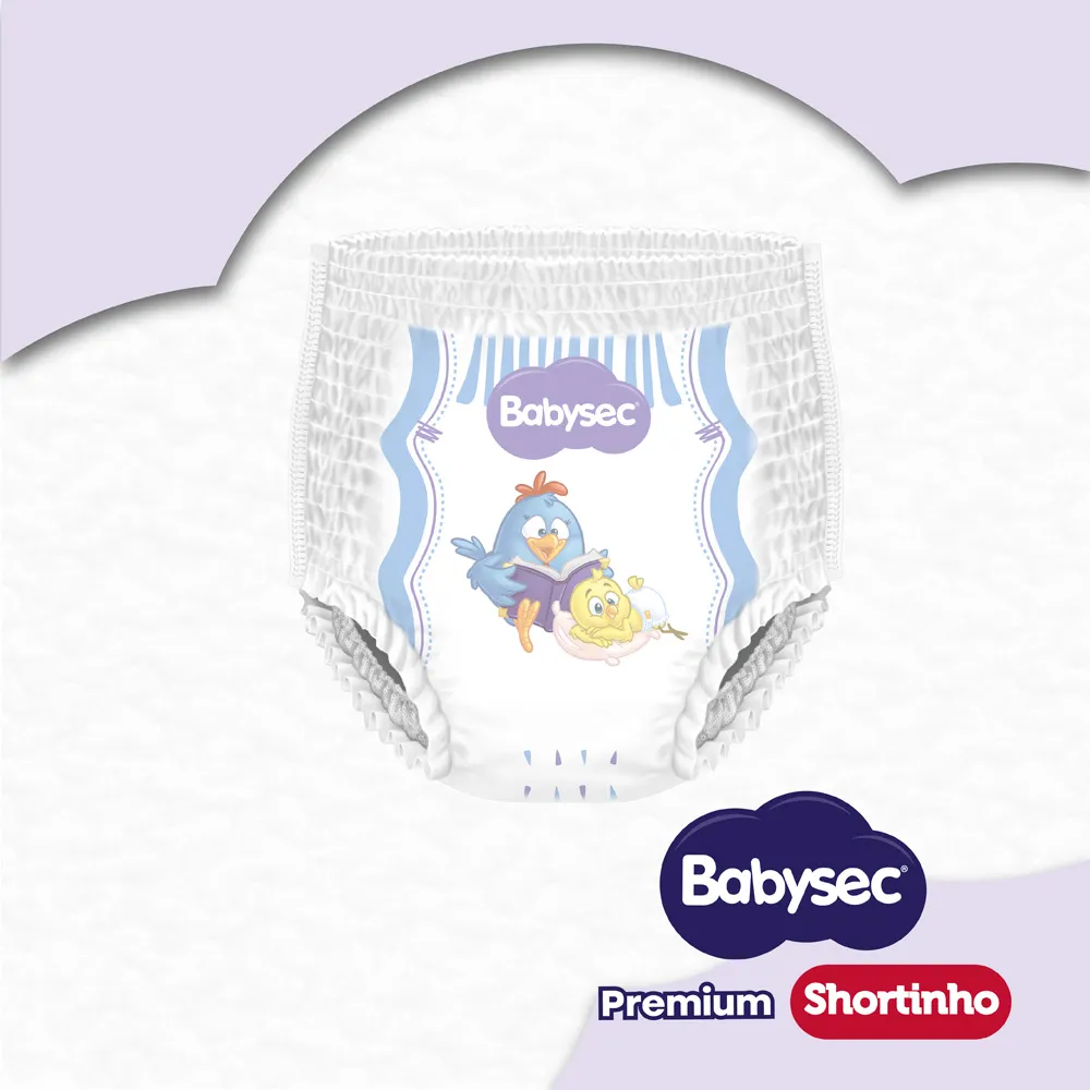 Fralda Babysec Premium Shortinho Galinha Pintadinha M 60 Unidades — foto 6