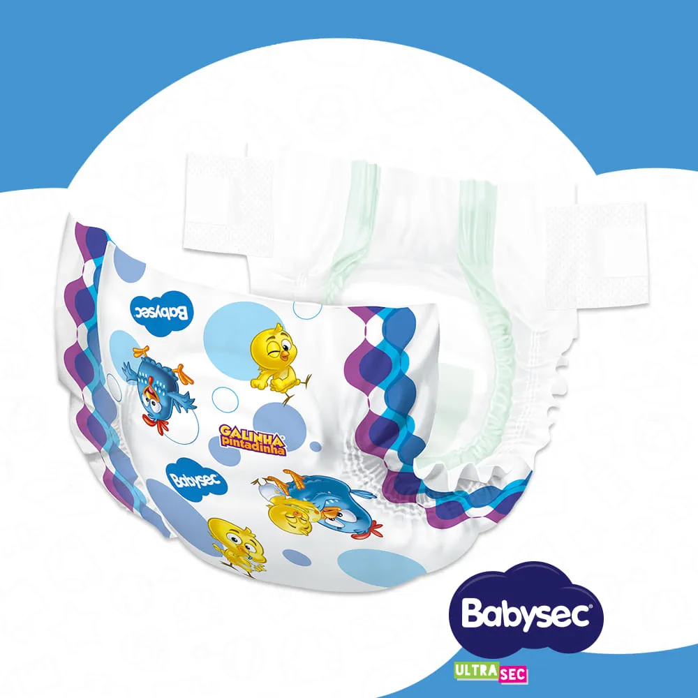 Fralda Babysec Ultrasec Hiper Galinha Pintadinha G 60 Unidades — foto 4