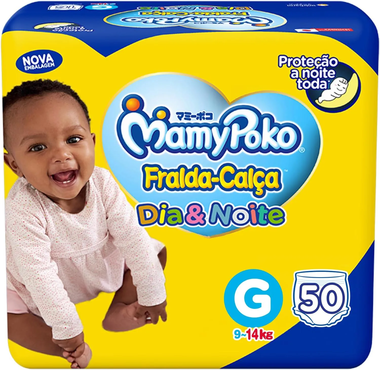 Fralda-Calça MamyPoko Dia & Noite G 50 Unidades