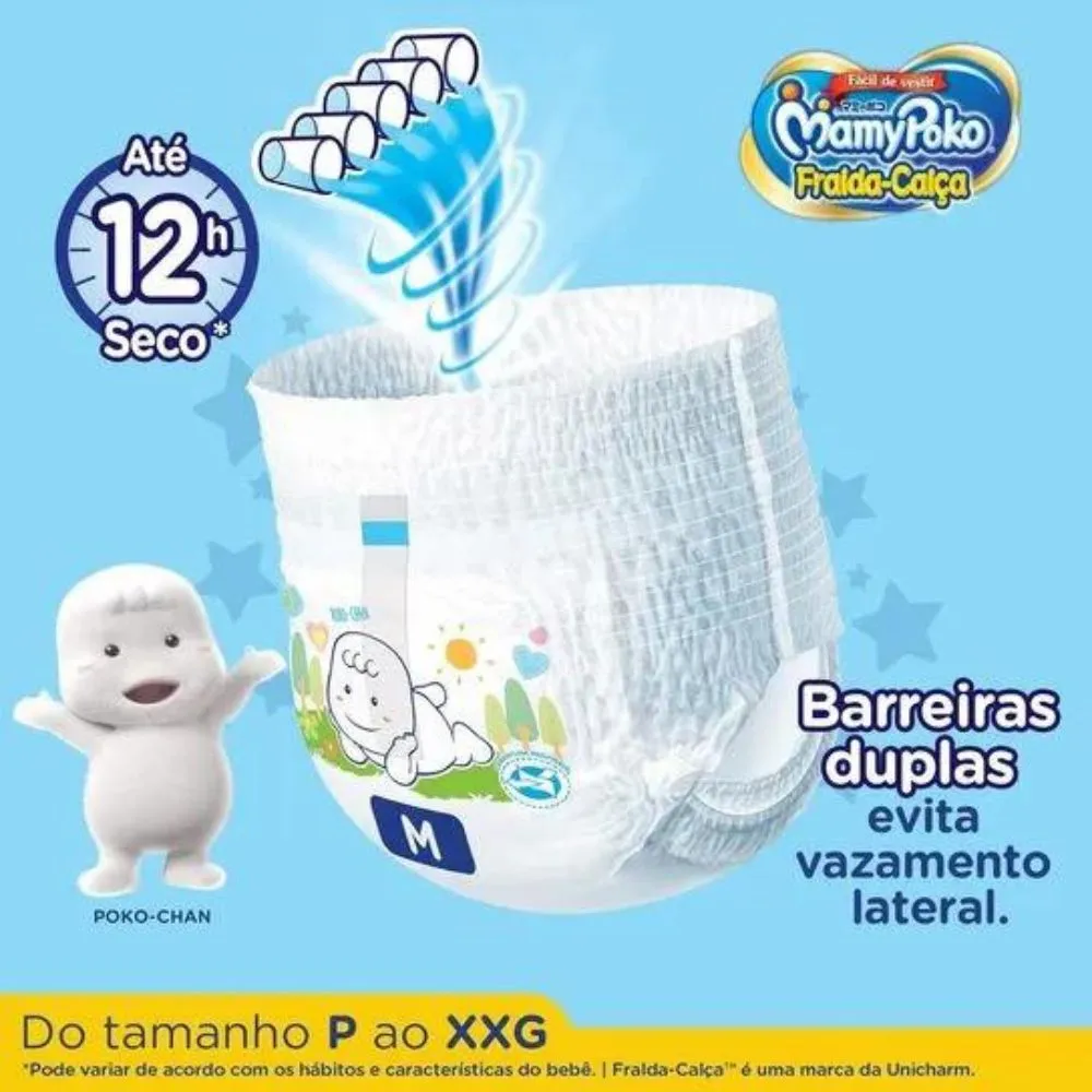 Fralda-Calça MamyPoko Super Seca XXG 36 Unidades — foto 3
