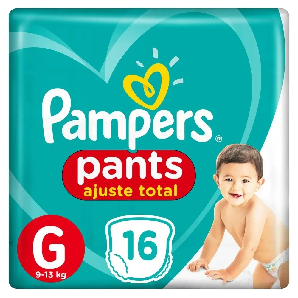 Fralda Confortsec Pants Pampers - Pacotão Tamanho G - 16 Unidades