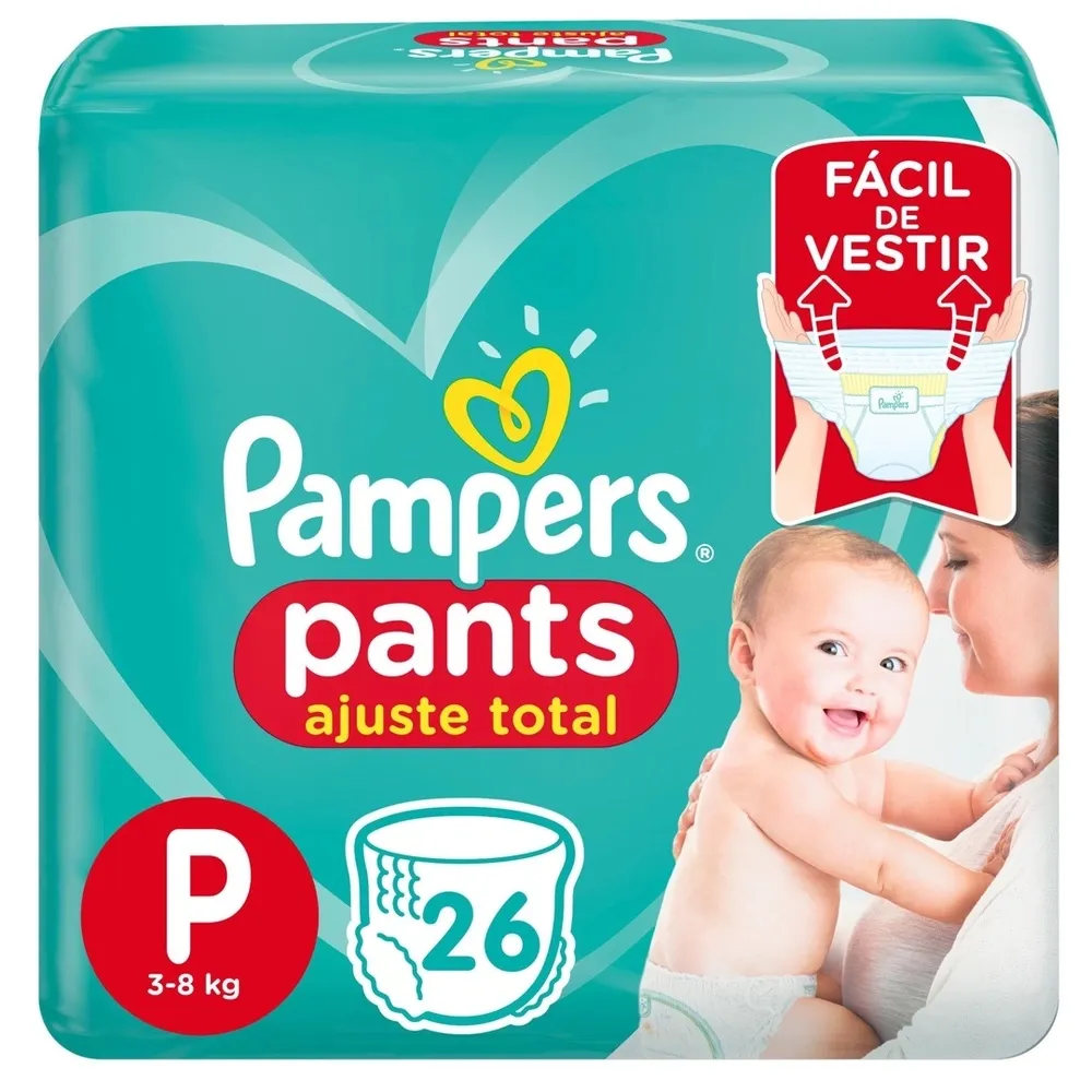 Fralda Confortsec Pants Pampers - Pacotão Tamanho P - 26 Unidades