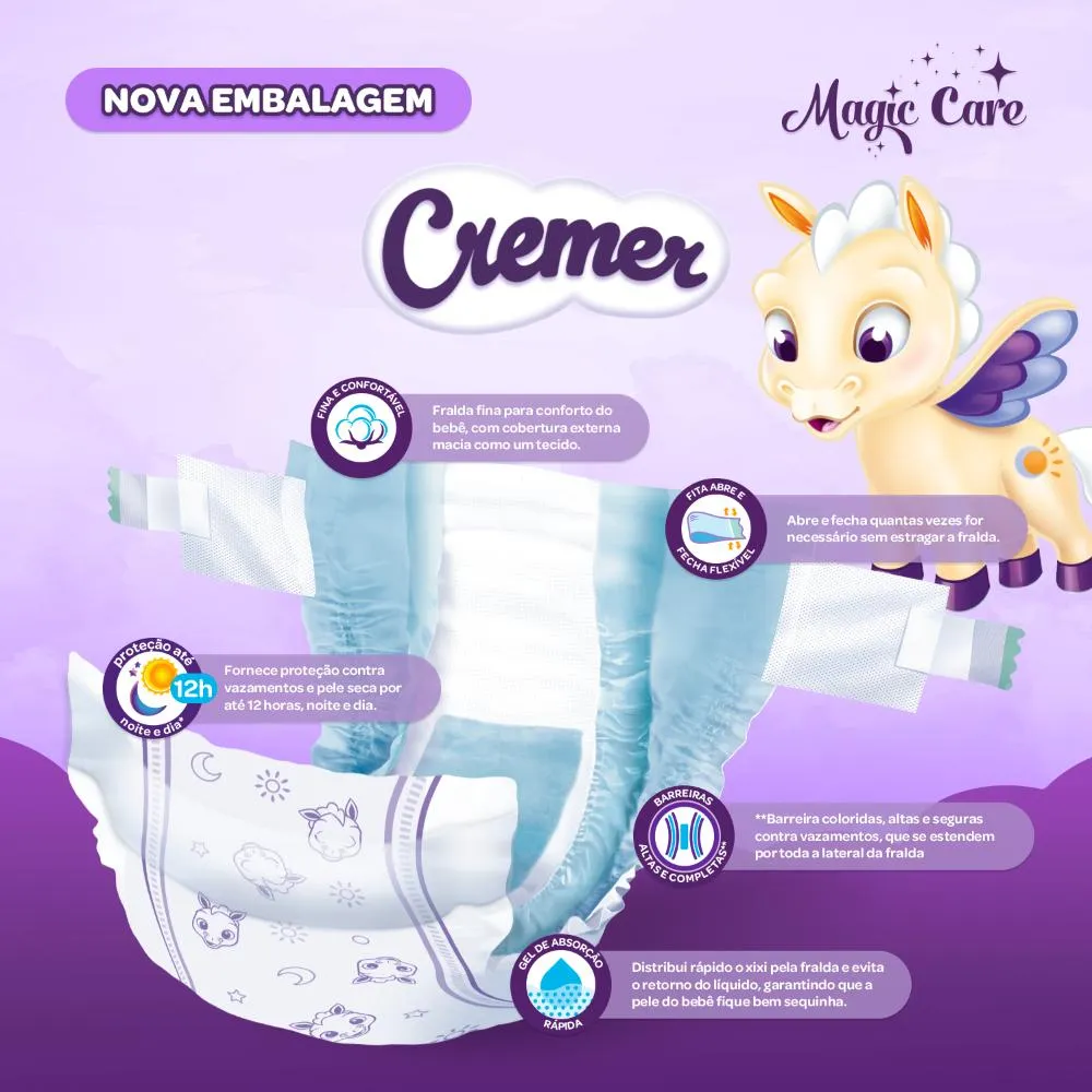 Fralda Cremer Econômica Tamanho G - 30 Unidades — foto 5