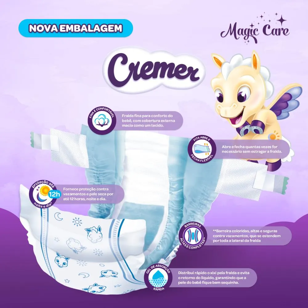 Fralda Cremer Econômica Tamanho XXG - 22 Unidades — foto 5