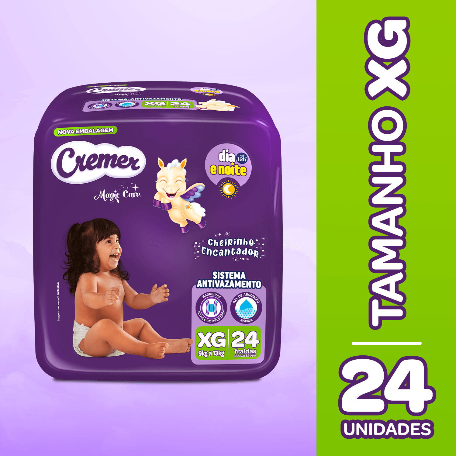 Fralda Cremer Magic Care XG 24 Unidades