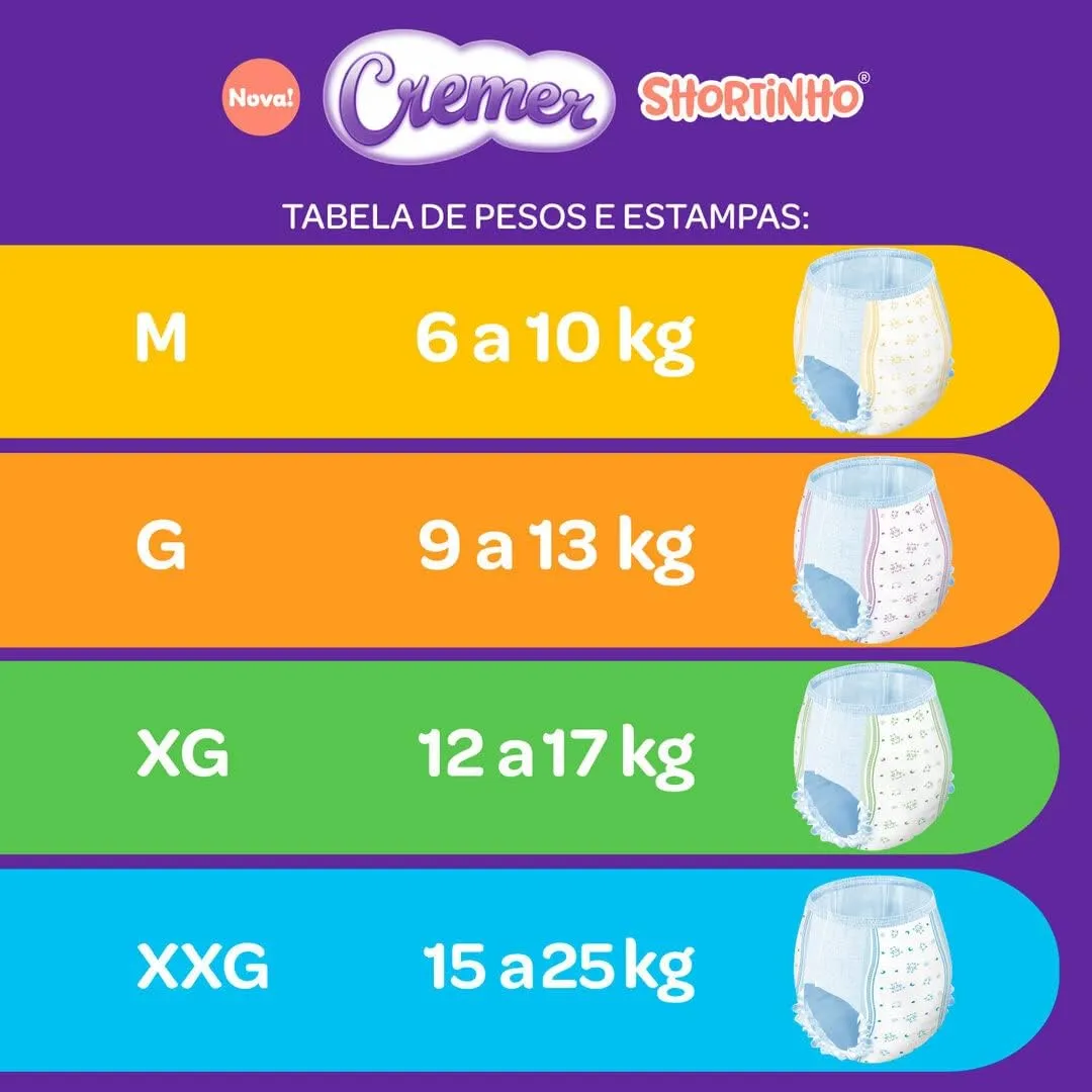 Fralda Cremer Shortinho G 30 Unidades — foto 4