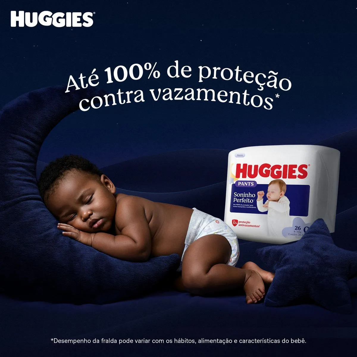 Fralda Descartável Infantil Pants Huggies Soninho Perfeito G 26 Unidades — foto 2
