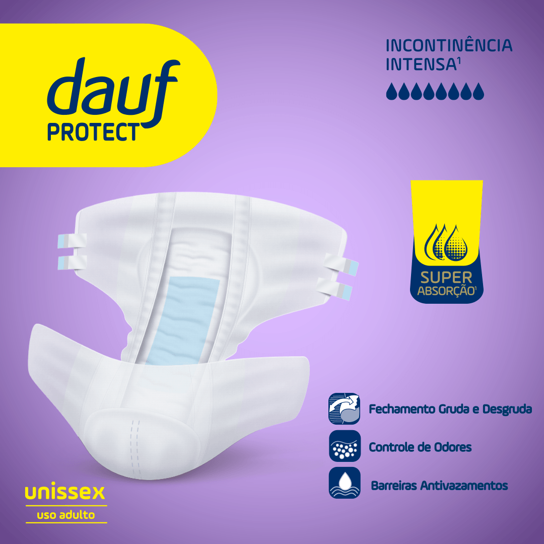 Fralda Geriatrica Dauf Protect Extra G 14 Unidades — foto 2