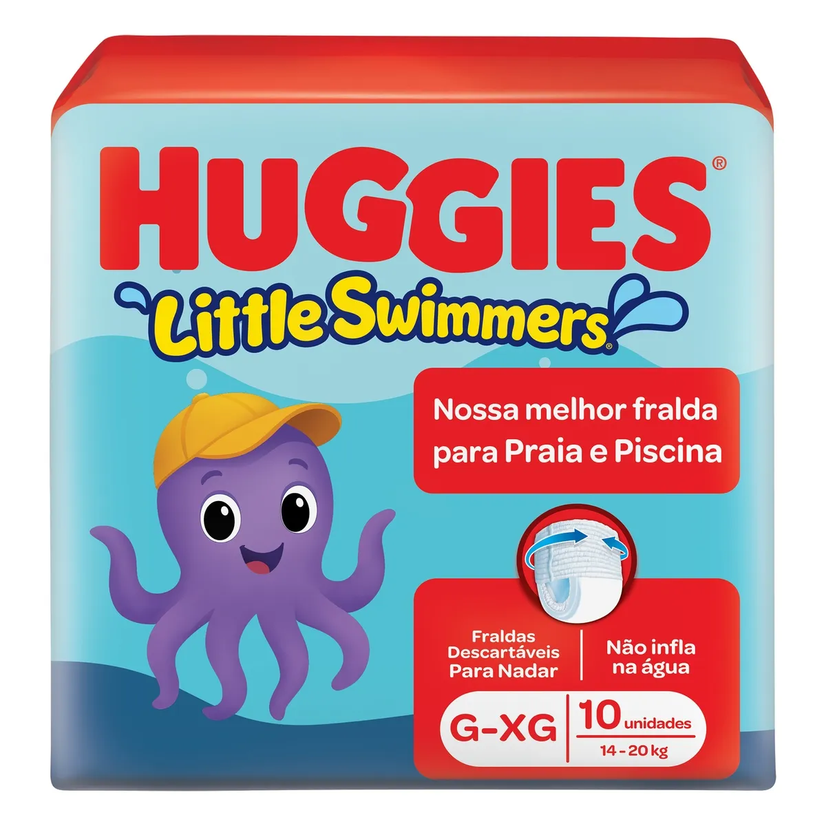 Fralda Huggies Little Swimmers G/XG 10 Unidades