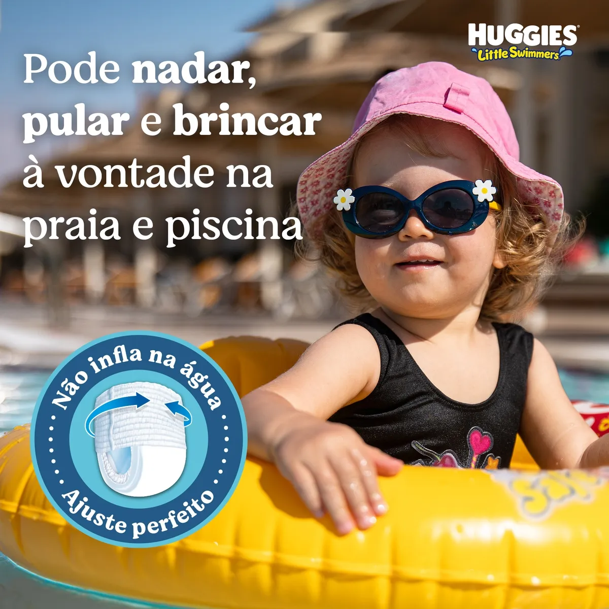 Fralda Huggies Little Swimmers G/XG 10 Unidades — foto 3