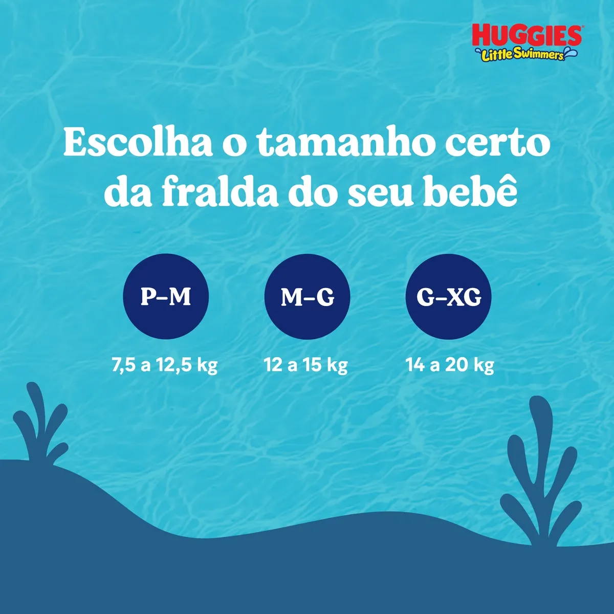 Fralda Huggies Little Swimmers M/G 10 Un — foto 5