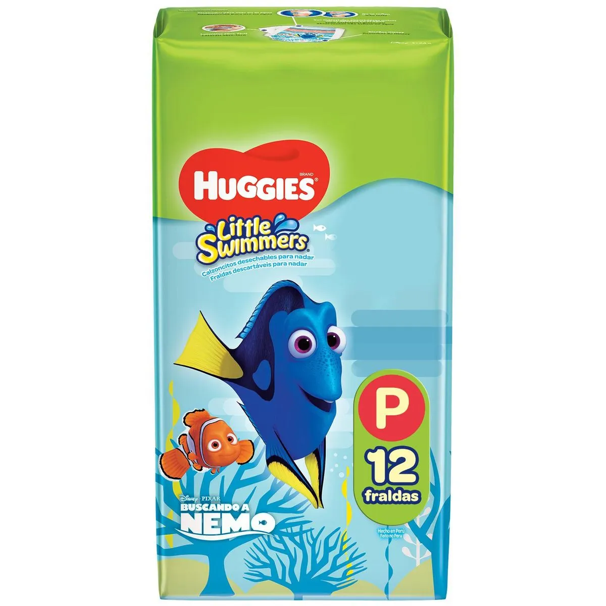 Fralda Huggies Little Swimmers Tamanho P Com 12 Unidades Nova Embalagem