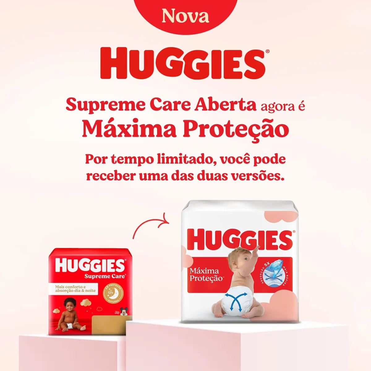 Fralda Huggies Máxima Proteção XG 58 Unidades — foto 2