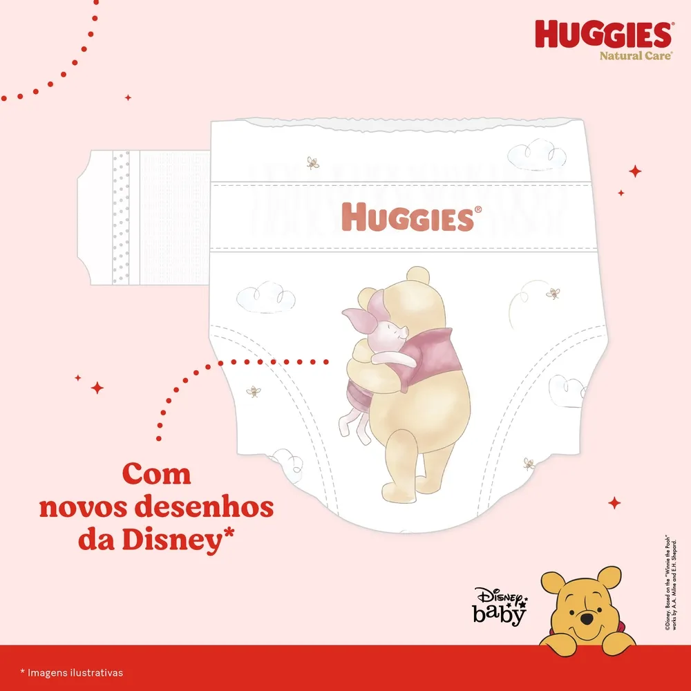 Fralda Huggies Natural Care M 32 Unidades — foto 10
