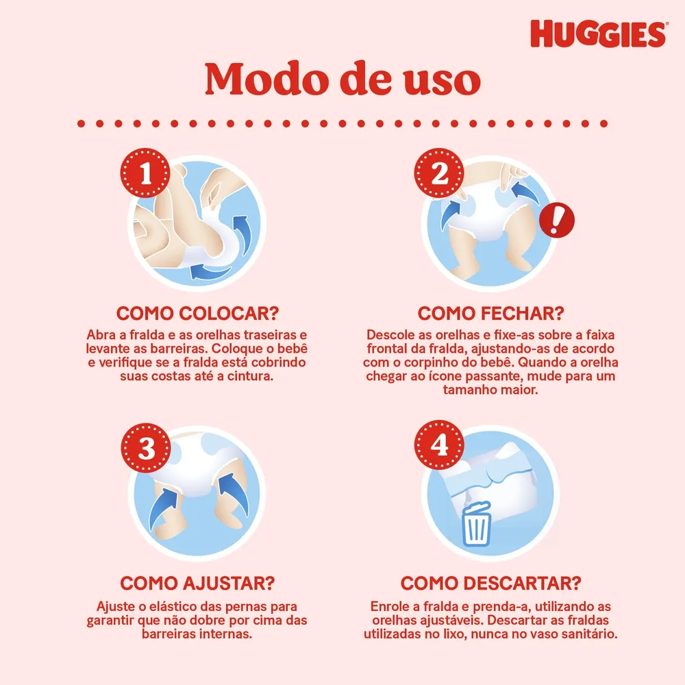 Fralda Huggies Natural Care M 32 Unidades — foto 8