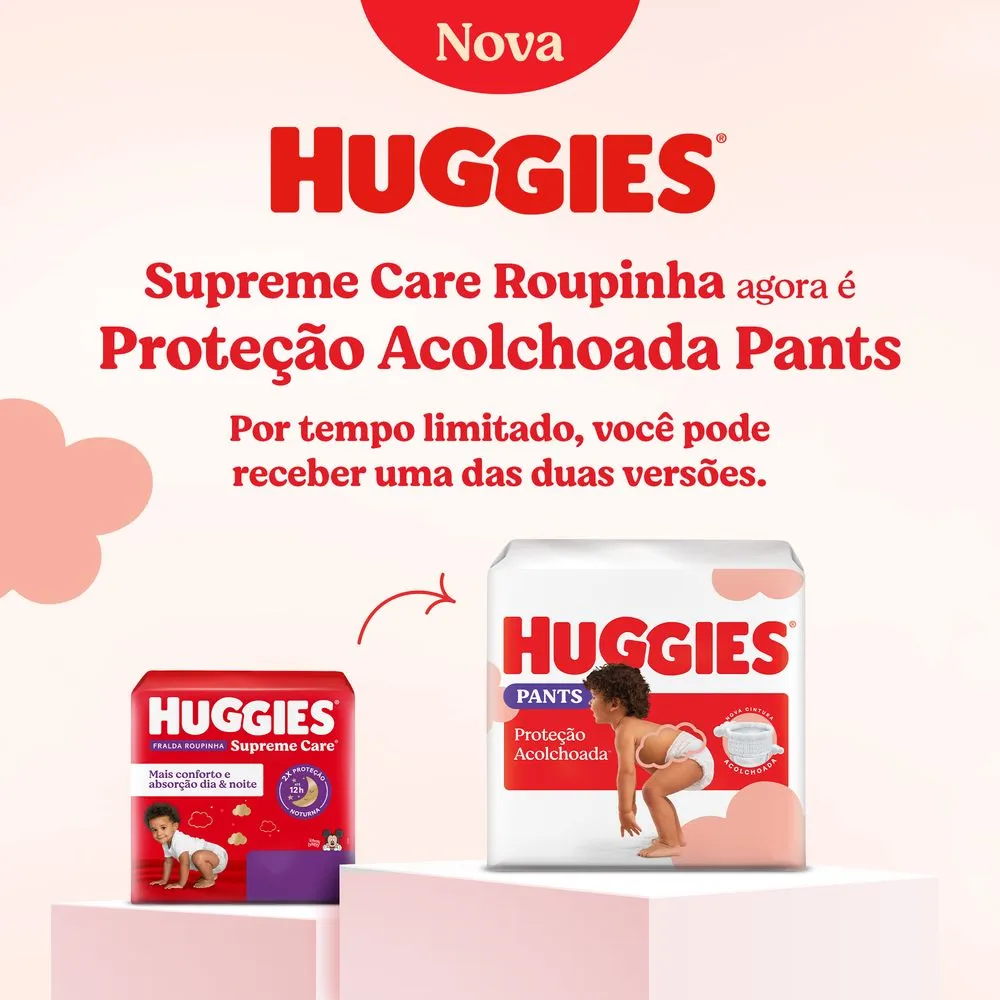 Fralda Huggies Supreme Care Roupinha XG 24 Unidades — foto 2