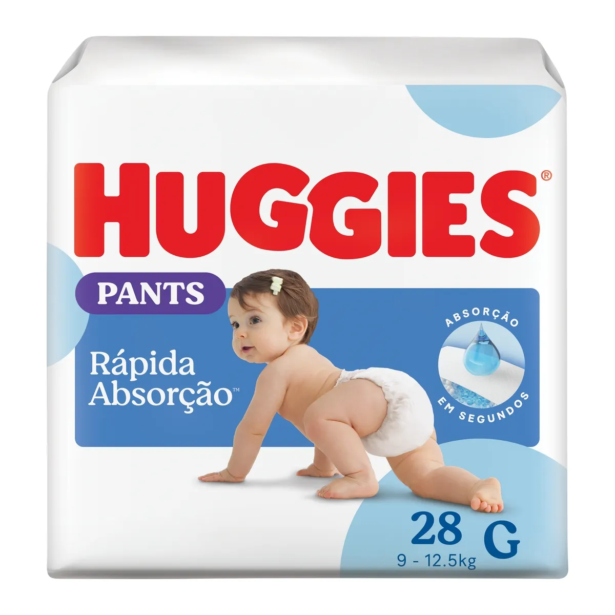 Fralda Huggies Tripla Proteção Roupinha G 28 Unidades