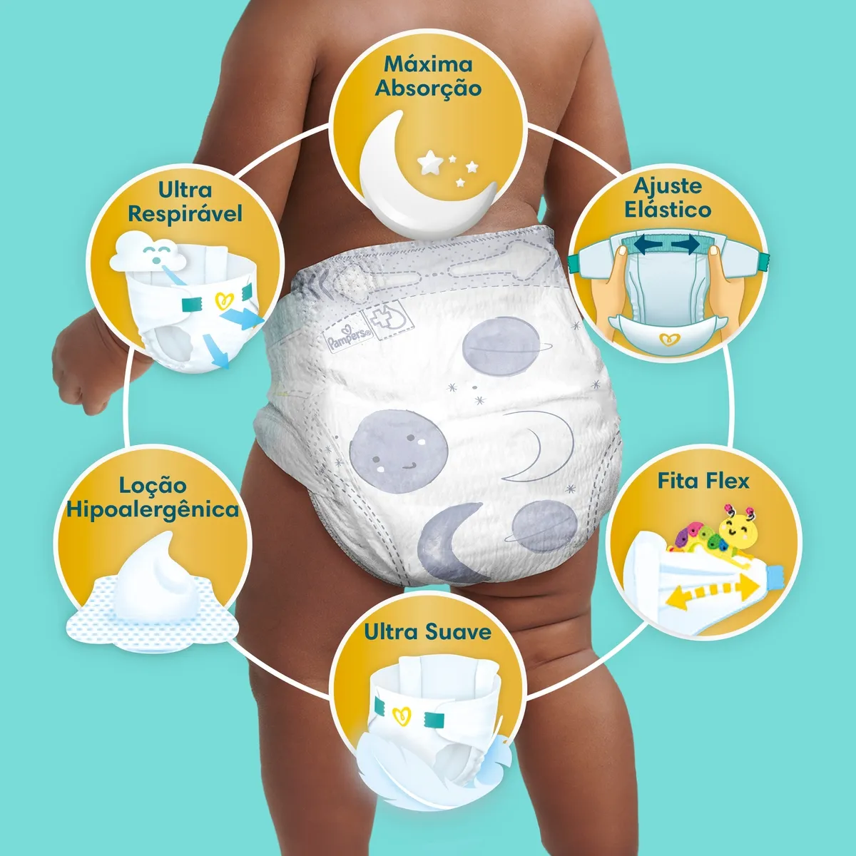Fralda Infantil Pampers Premium Care G 94 Unidades — foto 2
