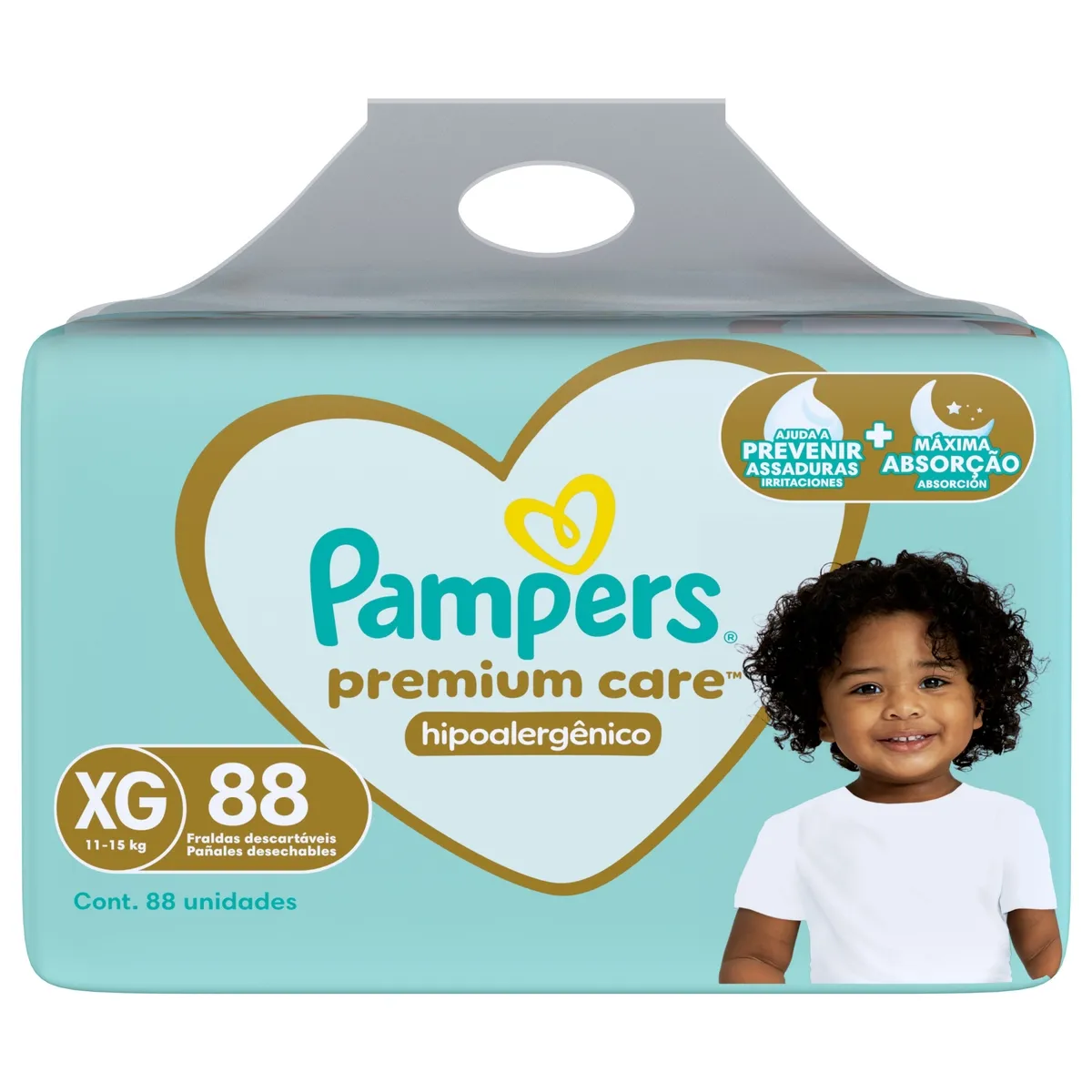 Fralda Infantil Pampers Premium Care Xg 88 Unidades — foto 8
