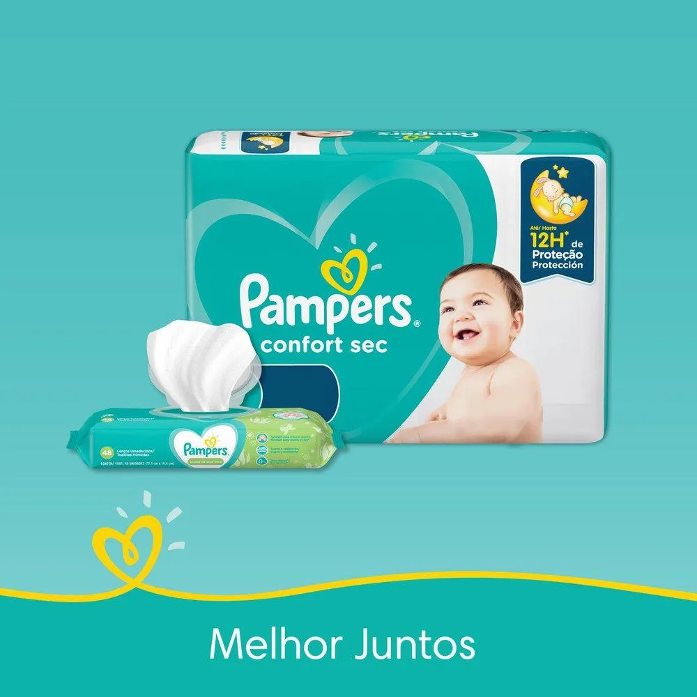 Fralda Pampers Confort Sec - 56 Unidades - Tamanho G — foto 3