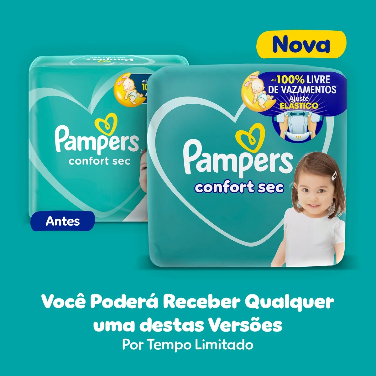 Fralda Pampers Confort Sec M 70 Unidades — foto 6