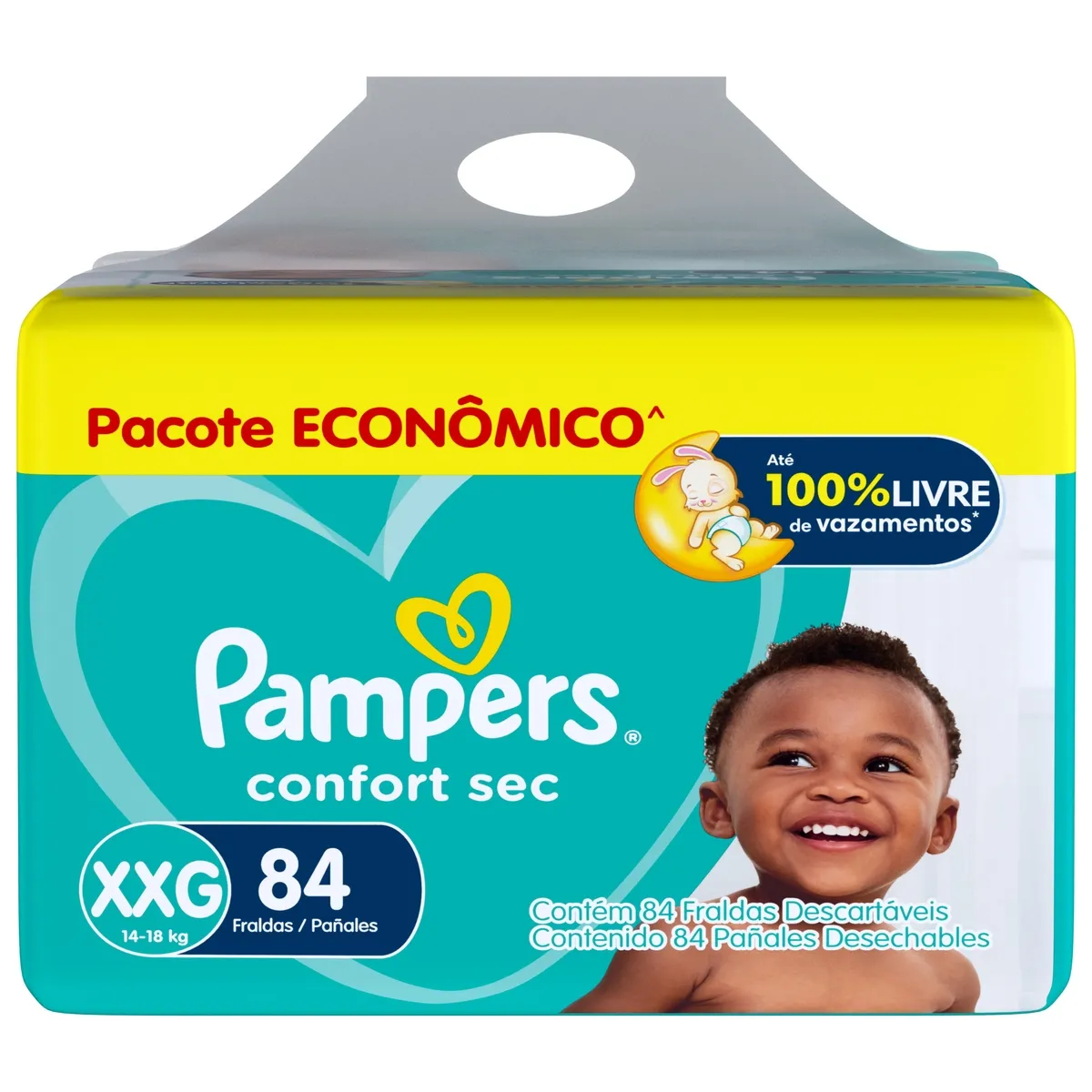 Fralda Pampers Confort Sec XXG 84 Unidades — foto 8