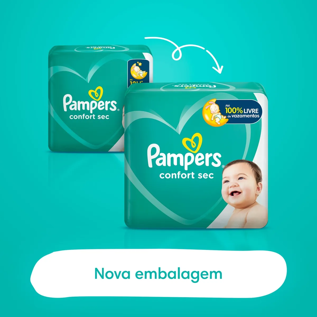 Fralda Pampers Confort Sec XXG 84 Unidades — foto 7