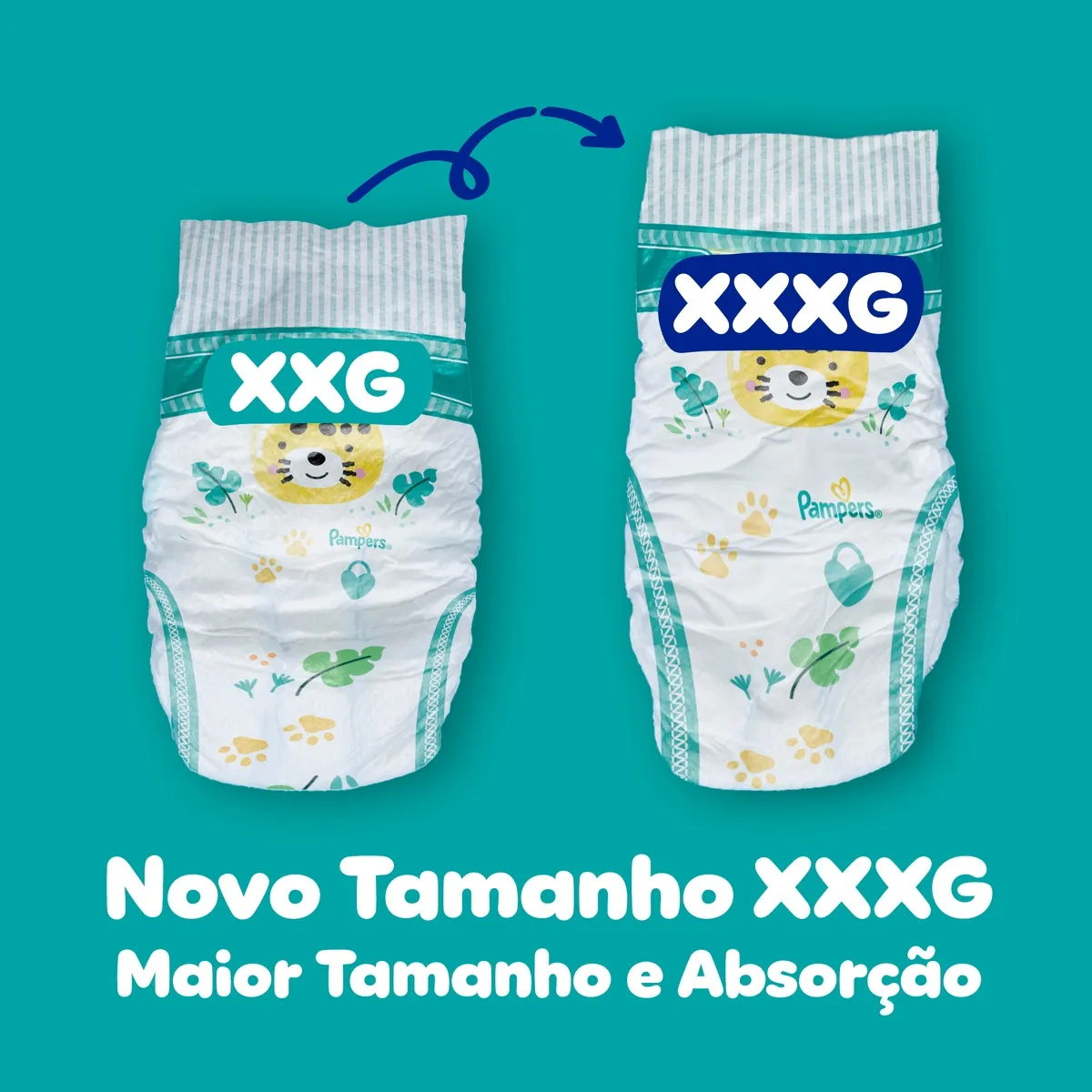 Fralda Pampers Confort Sec XXXG 44 Unidades — foto 6
