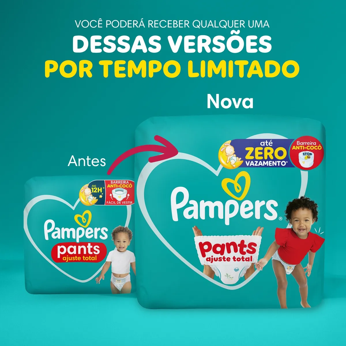 Fralda Pampers Pants Ajuste Total M 30 Unidades — foto 4
